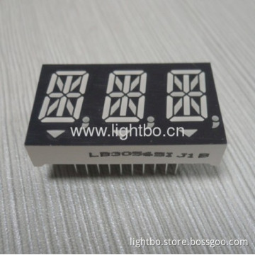 3-digit 0.56" 14 Segment Alphanumeric Led Display With Package Dimensions 37.9 X 22x8mm 